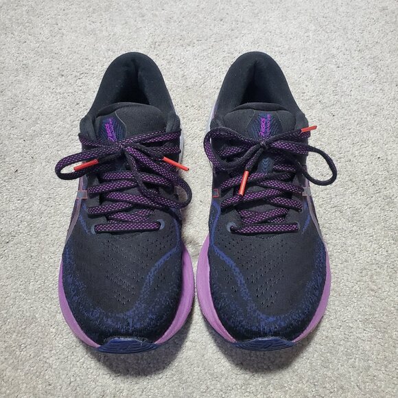 ASICS Gel-Kayano 29 Running Shoes Sneakers Cushioned Black Purple Women's 8 - Picture 2 of 10